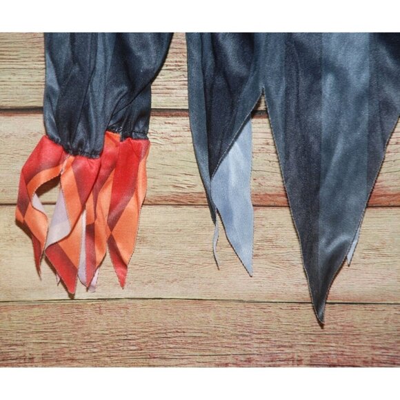 Underwraps Evil Scary Clown Teen One Size Halloween Costume Skull Print - Picture 4 of 15